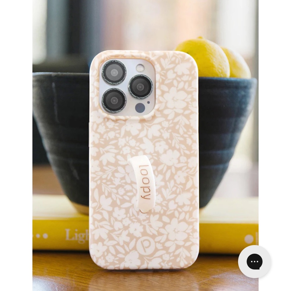 Loopy Case Floral Phone Cover - Beige